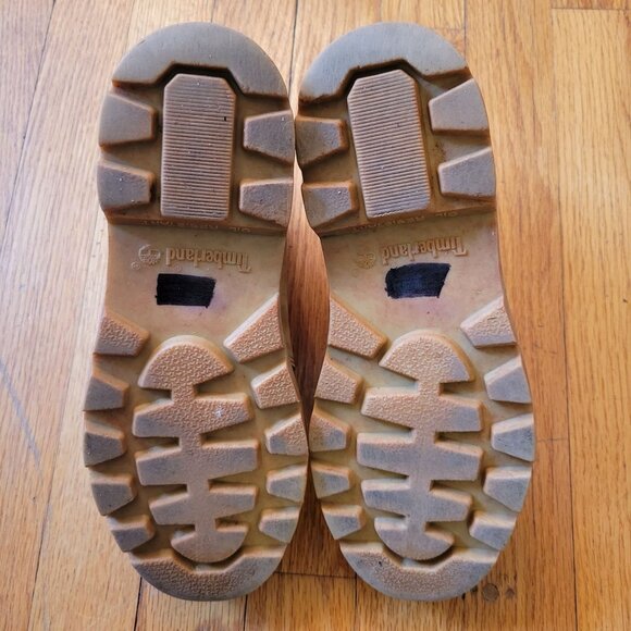 Timberland‎ Wheat High Top Boots Leather Chunky Work 10991 Waterproof Womens 7 - Picture 2 of 7